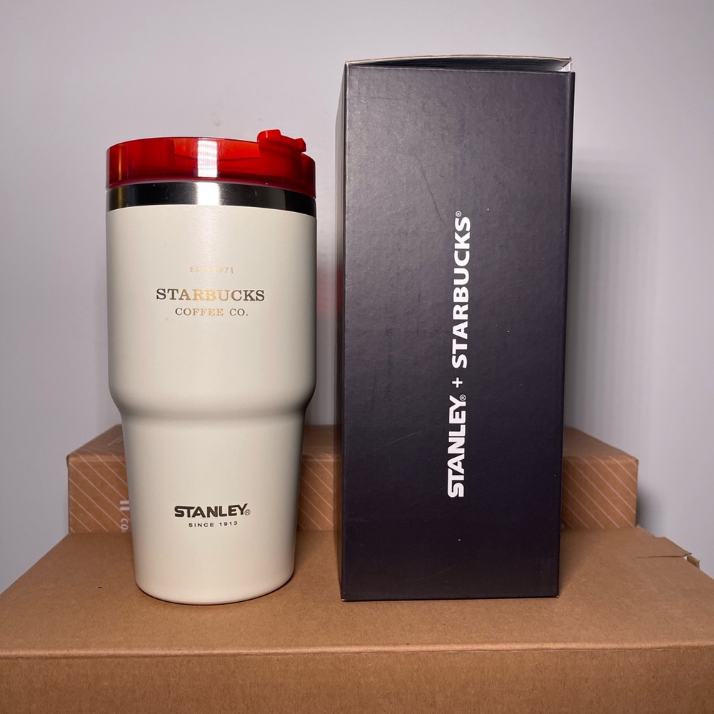 Starbucks + Stanley Holiday Red Coffee Mug 20 ounces